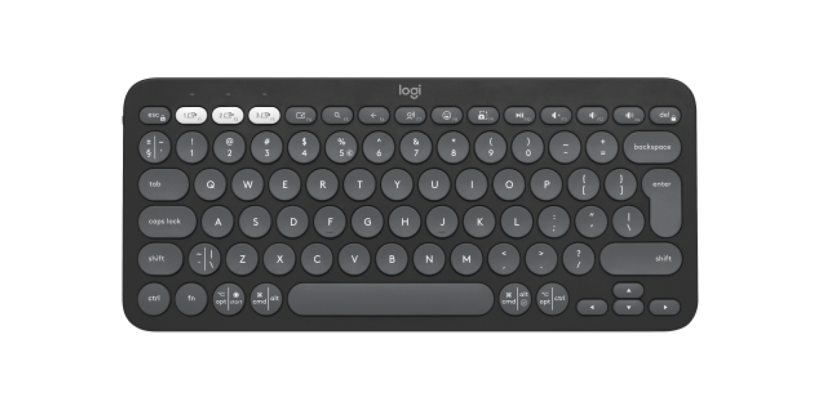 Pebble Keys 2 K380s - tonal graphite - Logitech