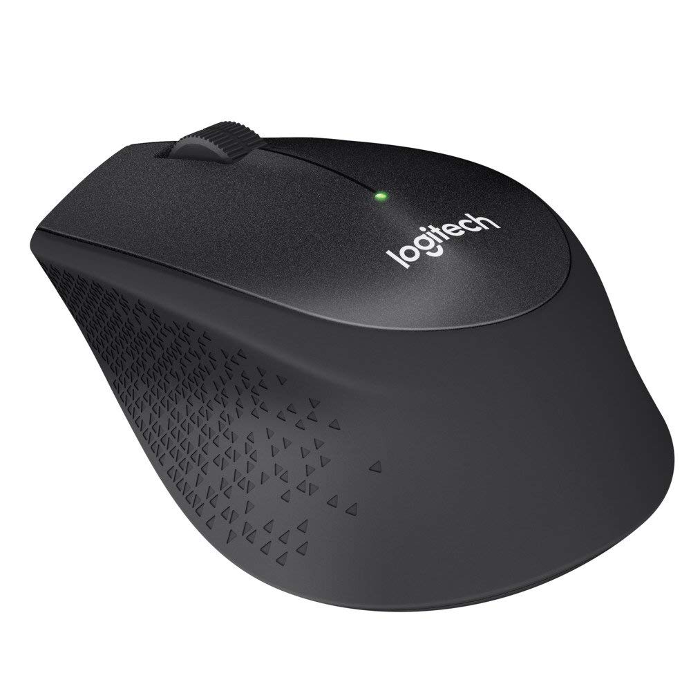 Logitech - Mouse - B330 Silent Plus - Wireless - Black