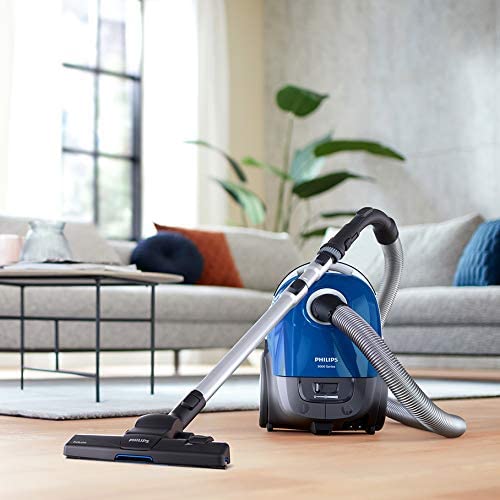Philips - Vacuum cleaner - 3000 Series XD3110/09 - Bagged - Power 900 W - Dust capacity 3 L - Blue