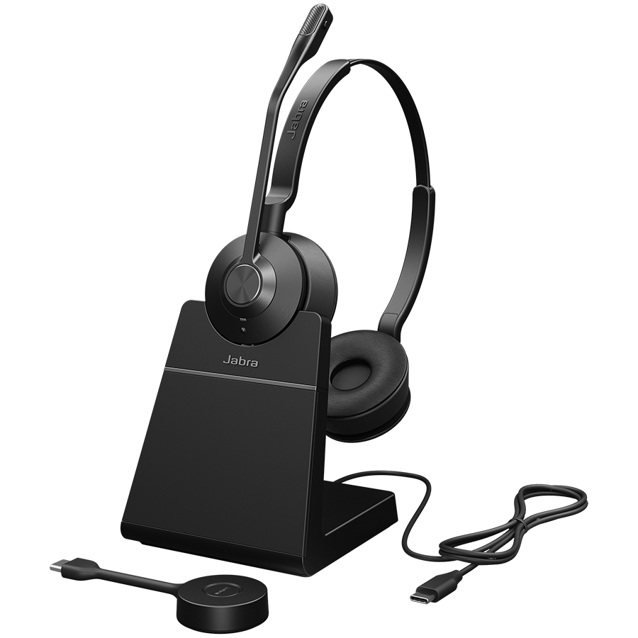 JABRA Engage 55, Ster. USB-C, UC, Stand, EM/AP