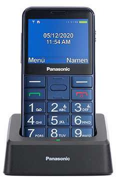 Panasonic - KX-TU155EXBN - Blue - 2.4 " - TFT-LCD - microSD/microSDHC MB - Bluetooth - USB version micro USB - Built-in camera - Main camera resolution 0.3 MP