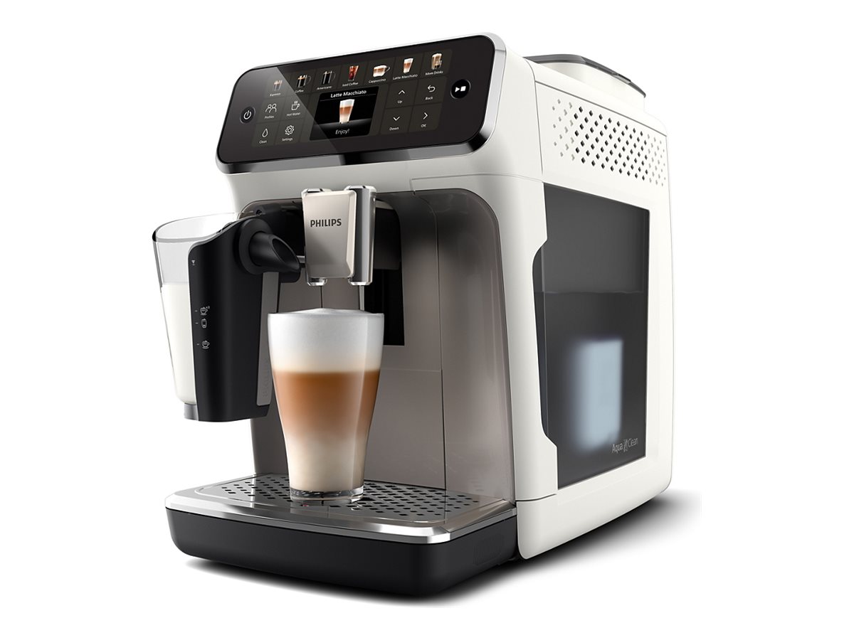 Philips EP4443/70 Fully Automatic Espresso Machine, 12 bar, 1500 W, White/Black - Philips