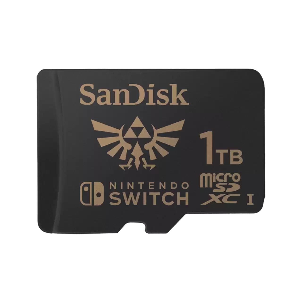 SANDISK Nintendo MicroSDXC UHS-I card for Nintendo Switch, Zelda Edition- 1TB, Up to 100MB/s read up to 90MB/s write