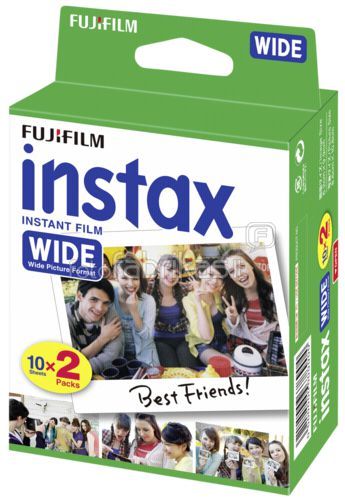 Fujifilm - Instax Wide Glossy (10plx2) Film - 108 x 86 mm - Quantity 20