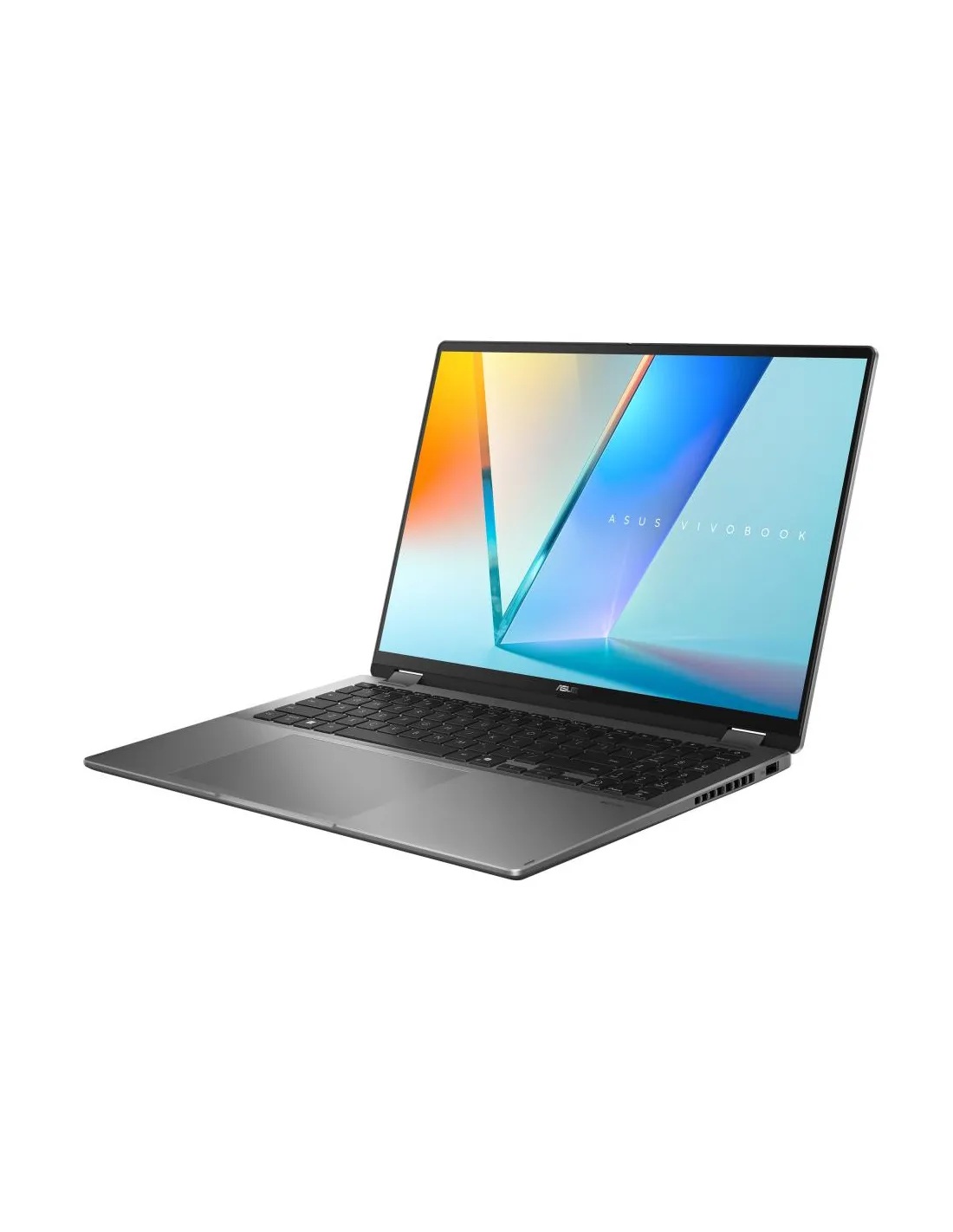 Asus Vivobook 16 Flip TP3607SH-RJ013W - Matte Gray - 16 " - OLED - Touchscreen - 3K - 2880 x 1800 pixels - 120 Hz - Glossy - Intel Core Ultra 7 - 258V - 32 GB - LPDDR5X - Solid-state drive capacity 1000 GB - NVIDIA GeForce RTX 5060 - GDDR7 - 8 GB - Window