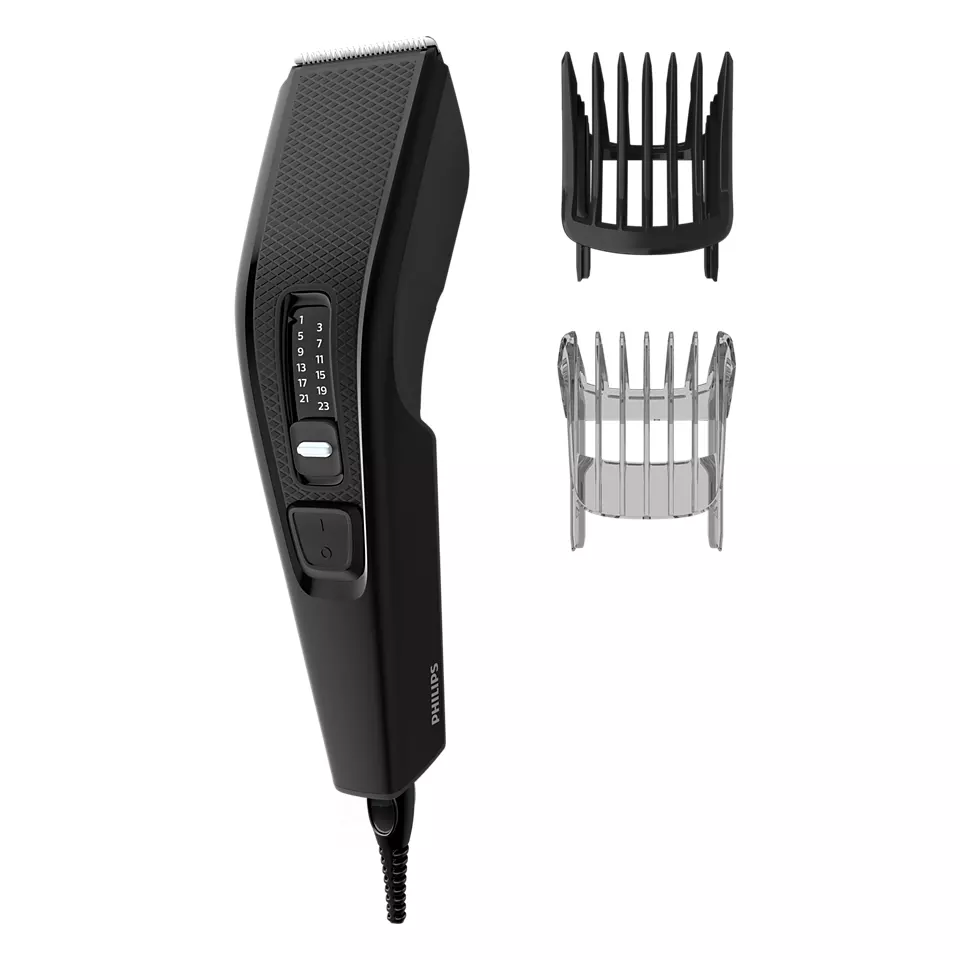 Philips - Hair Clipper - HC3510/15 Series 3000 - Corded - Number of length steps 13 - Step precise 2 mm - Black