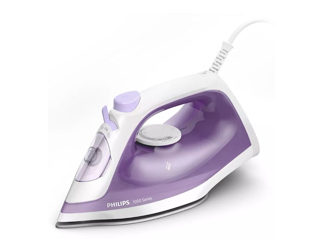 Philips - DST1020/30 - Steam Iron - 1800 W - Water tank capacity 250 ml - Continuous steam 20 g/min - Steam boost performance 90 g/min - Purple