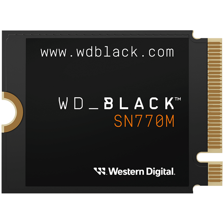 SSD POWERED BY SANDISK WD Black SN770M 1TB M.2 2230 PCIe Gen4 x4 NVMe, Read/Write: 5150/4900 MBps, IOPS 740K/800K, TBW: 600