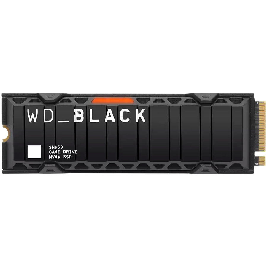 SSD POWERED BY SANDISK WD Black SN8100 HeatSink 1TB M.2 2280 PCIe Gen5 x4 NVMe, Read/Write: 14900/11000 MBps, IOPS 1600K/2400K, TBW: 600