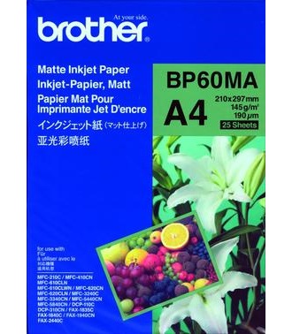 BROTHER BP60MA inkjet paper A4 matt 25sh