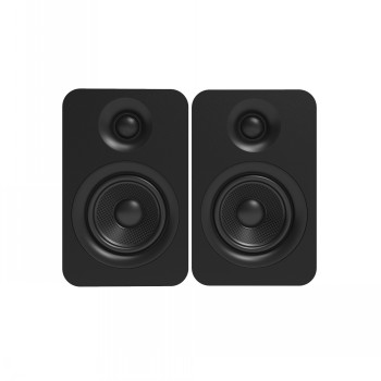 KANTO AUDIO PAIR - PASSIVE SPEAKERS WITH 1" SILK DOME TWEETER AND 4" KEVLAR WOOFER - BLACK