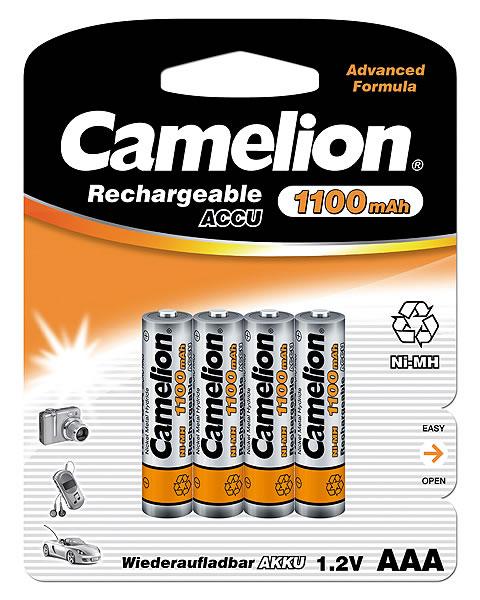 Camelion - AAA/HR03 - 1100 mAh - Rechargeable Batteries Ni-MH - 4 pc(s)