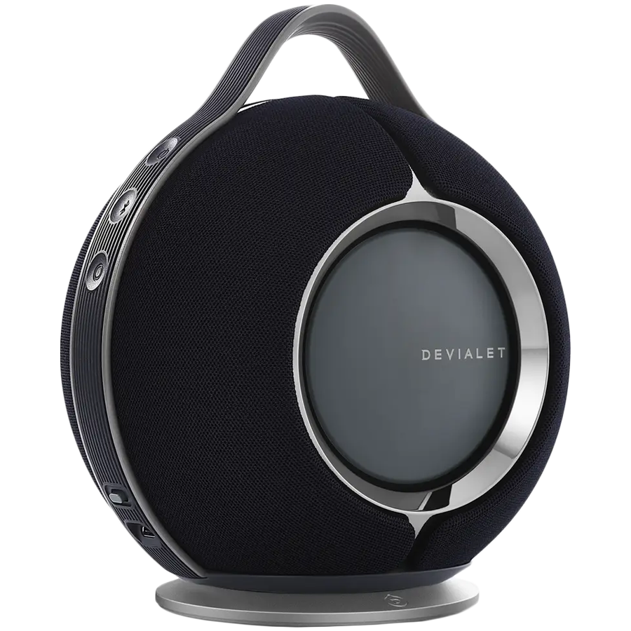 Devialet Mania Deep Black with dock