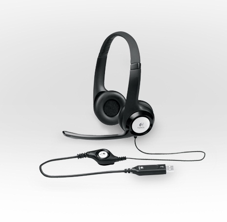 Logitech - Computer headset - H390 - Built-in microphone - USB Type-A - Black