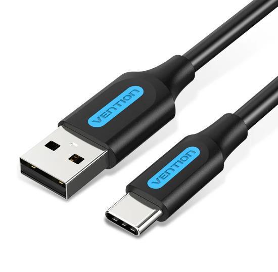 CABLE USB2.0 TO USB-C/1.5M BLACK COKBG VENTION