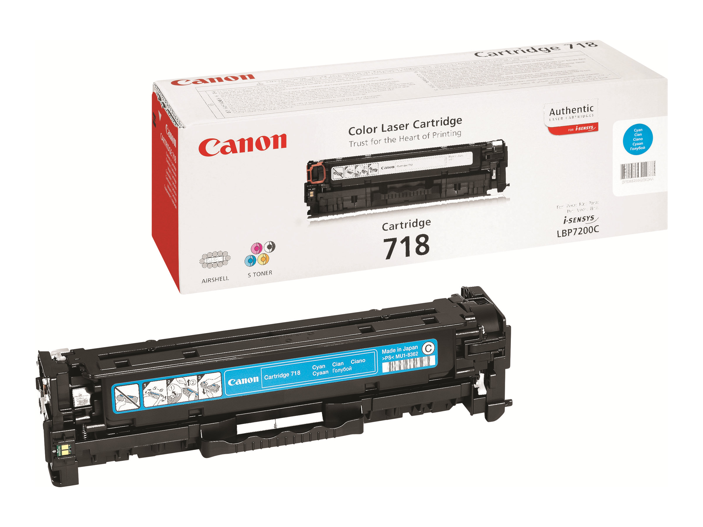 Canon 718 C - Toner Cartridge - Cyan