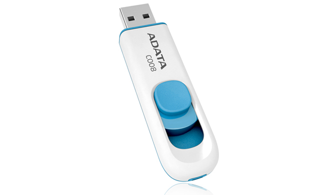 ADATA - C008 - 64 GB - USB 2.0 - White/Blue