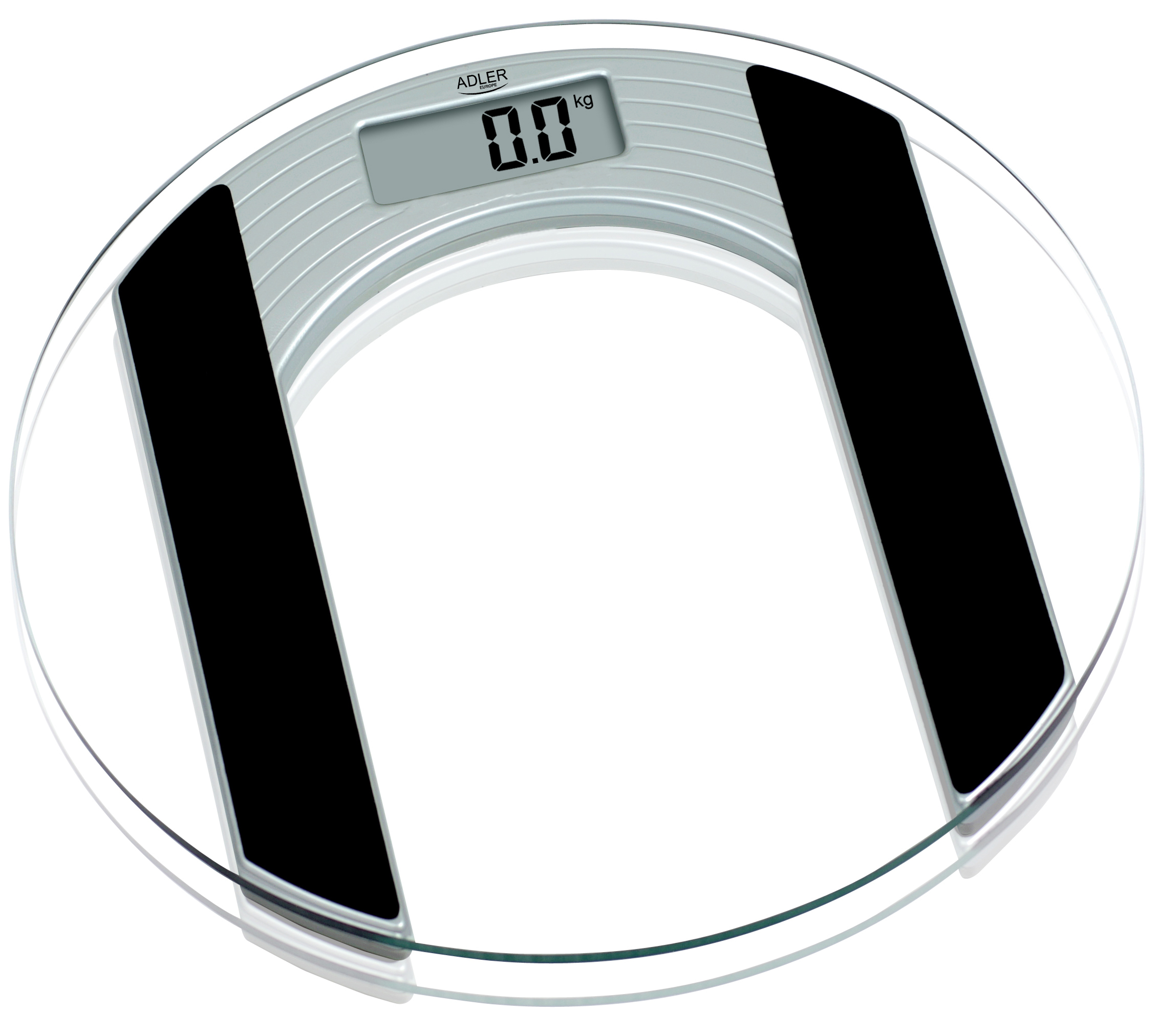 Adler - Body fit Scales - Maximum weight (capacity) 150 kg - Accuracy 100 g - Glass
