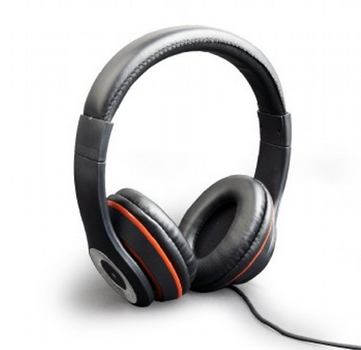 Gembird - Stereo headset, "Los Angeles" + microphone, passive noise canceling - Black