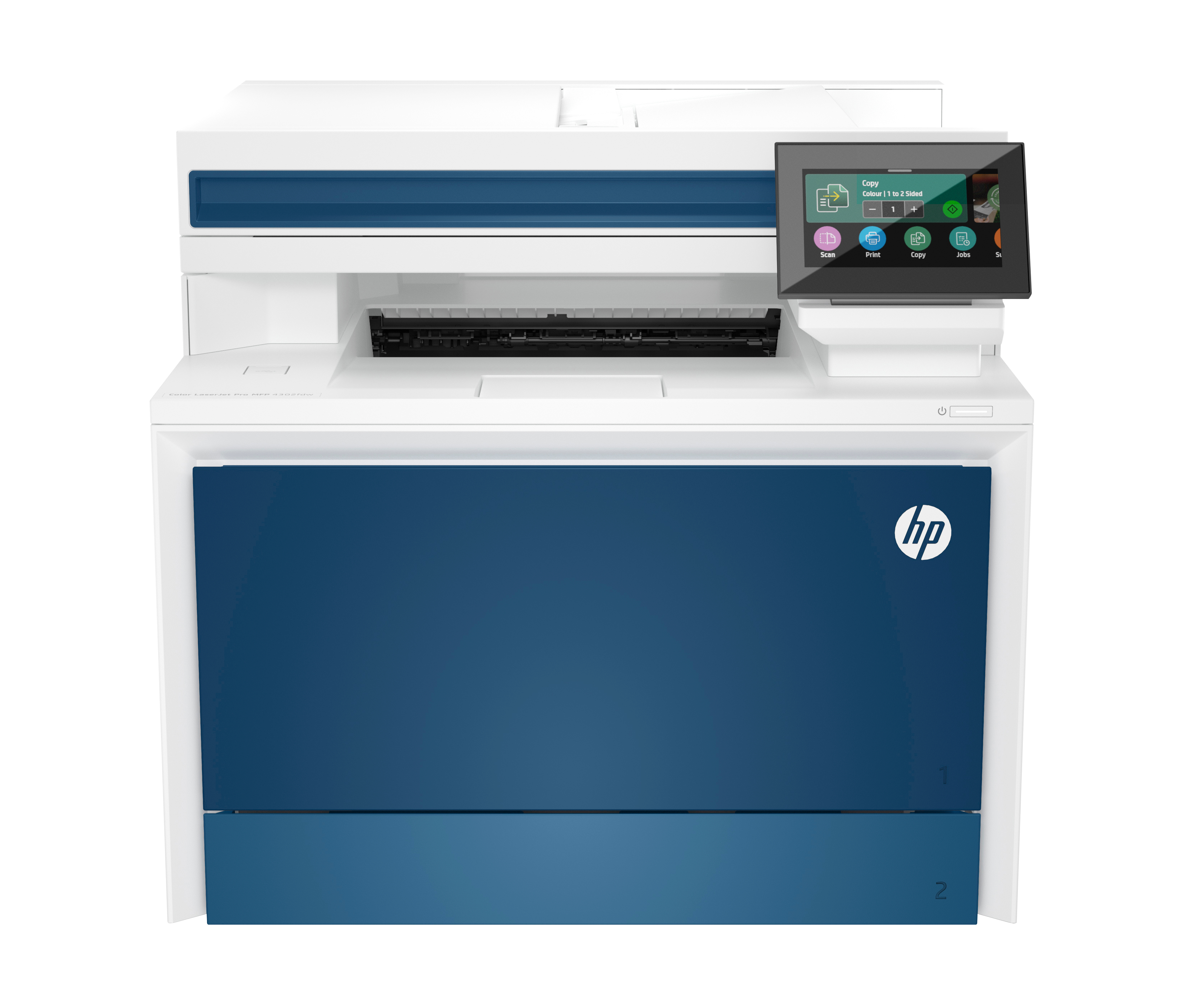 HP Color LaserJet Pro MFP 4302fdw All-in-One Printer - A4 Color Laser, Print/Copy/Dual-Side Scan, Automatic Document Feeder, Auto-Duplex, LAN, WiFi, Fax, 33ppm, 750-4000 pages per month (replaces M479fdw)