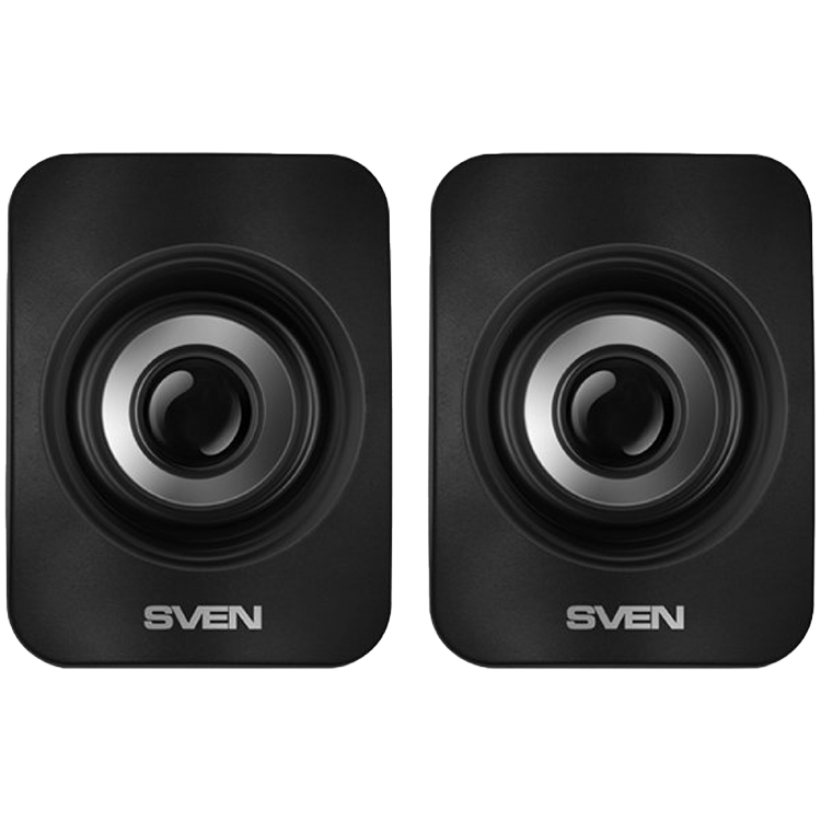 SVEN 130 USB-powered (2x3W); Volume control on the back