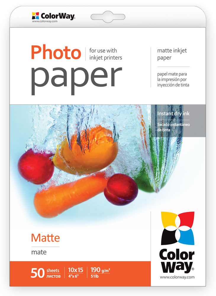 Matte Photo Paper - 190 g/m² - 10x15