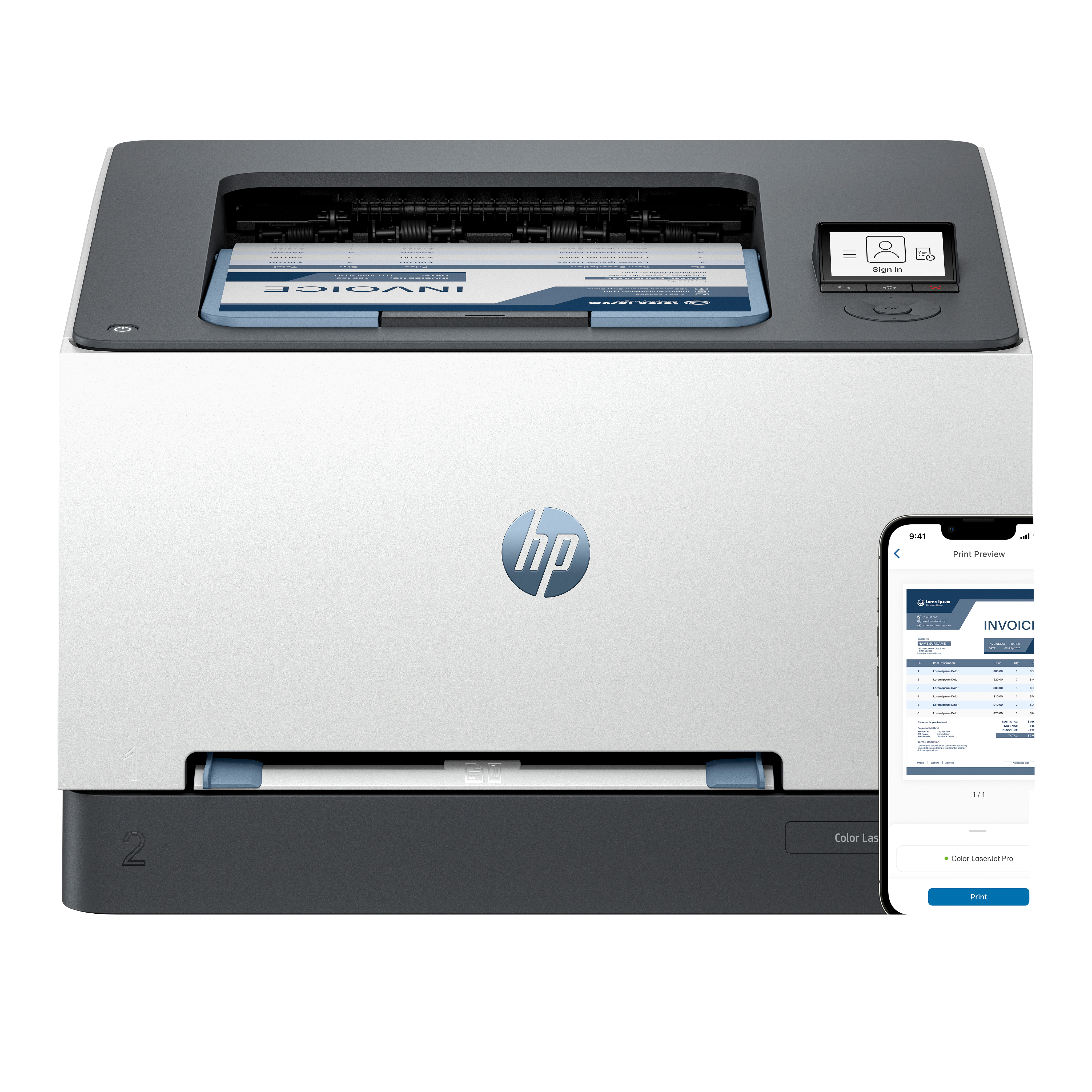 HP Color LaserJet Pro 3202dw Printer - A4 Color Laser, Print, Auto-Duplex, LAN, WiFi, 25ppm, 150-2500 pages per month (replaces M255dw)