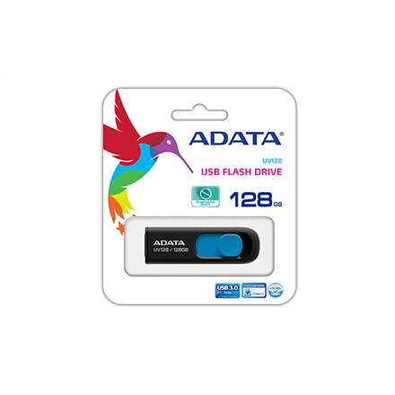 ADATA - UV128 - 128 GB - USB 3.0 - Black/Blue