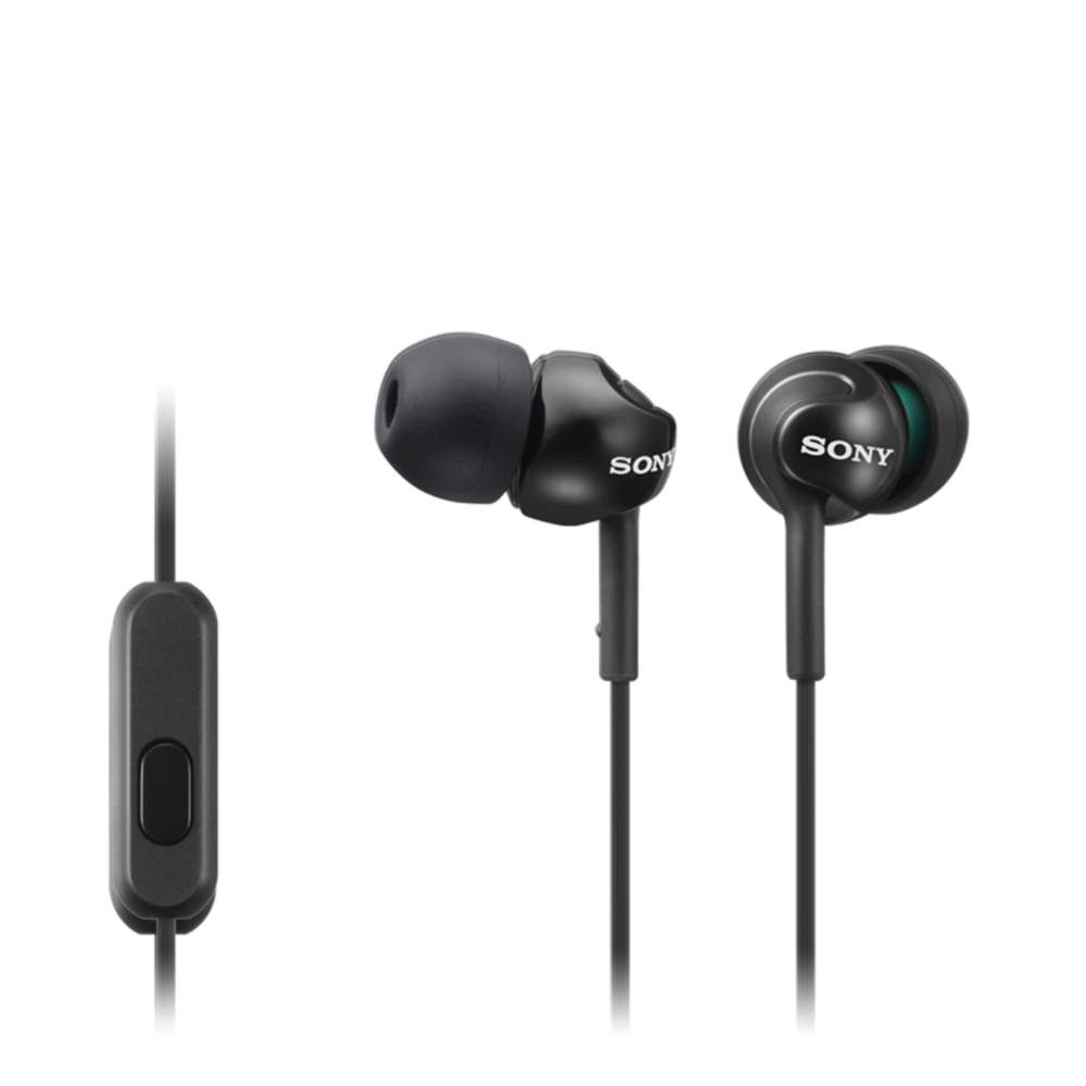 Sony In-ear Headphones EX series, Black - Sony - MDR-EX110AP - In-ear - Black