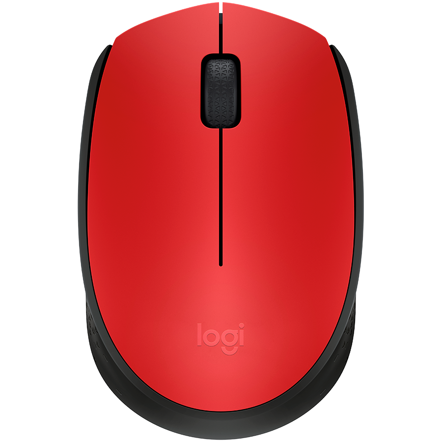 MOUSE USB OPTICAL WRL M171/RED 910-004641 LOGITECH