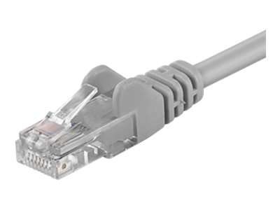 Goobay - CAT 6 patch cable, U/UTP - Grey RJ45 male (8P8C) - RJ45 male (8P8C)