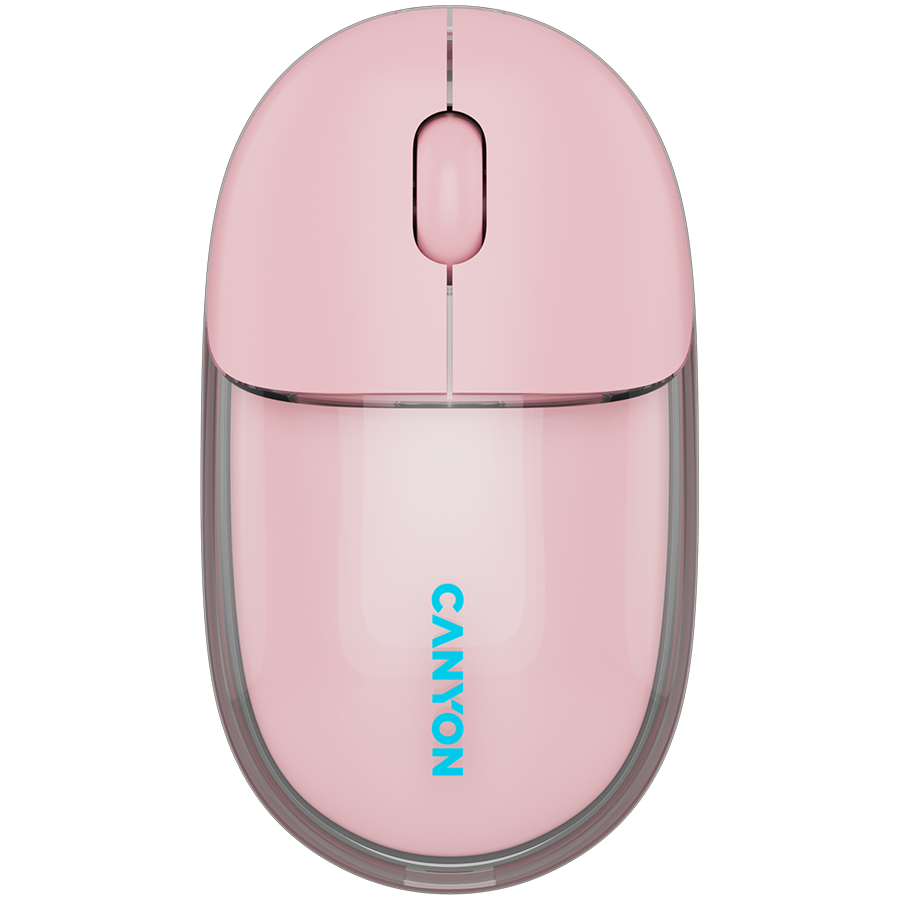 CANYON mouse OnClick 24 BT/ Wireless Transparent/Pink