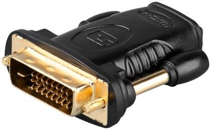 Goobay - HDMI/DVI-D adapter, gold-plated - 68931