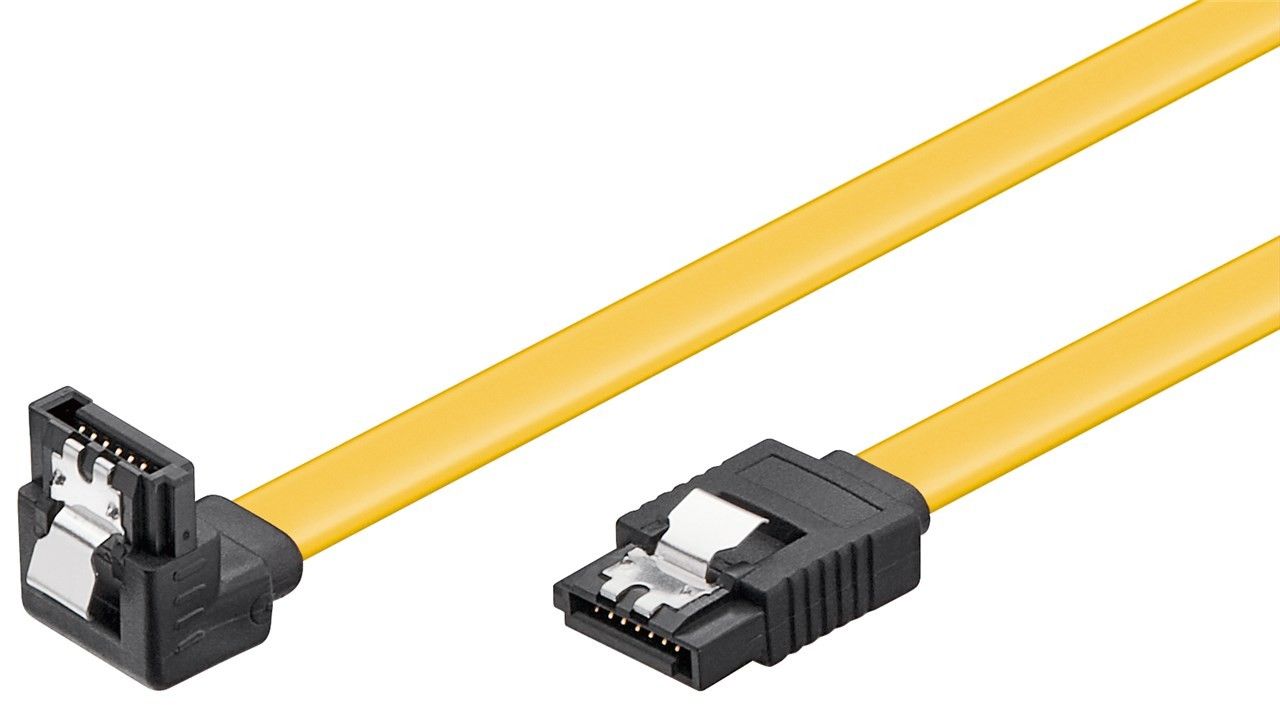 Goobay - PC data cable, 6 Gbps, 90° clip - 95020