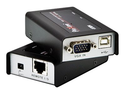Aten USB VGA Cat 5 Mini KVM Extender (1280 x 1024@100m) - Aten - Extender - USB VGA Cat 5 Mini KVM Extender