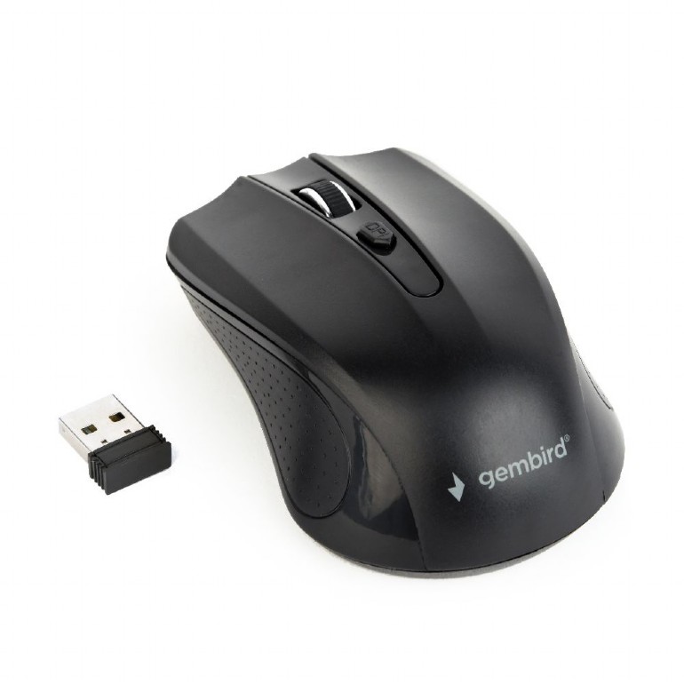Gembird - Mouse - MUSW-4B-04 - Standard - Wireless - Black