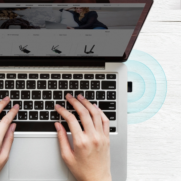 TP-LINK - Dual Band USB 2.0 Adapter - Archer T2U Nano