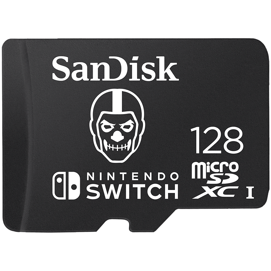 SANDISK Nintendo MicroSD UHS I Card - Fortnite Edition, Skull Trooper, 128GB