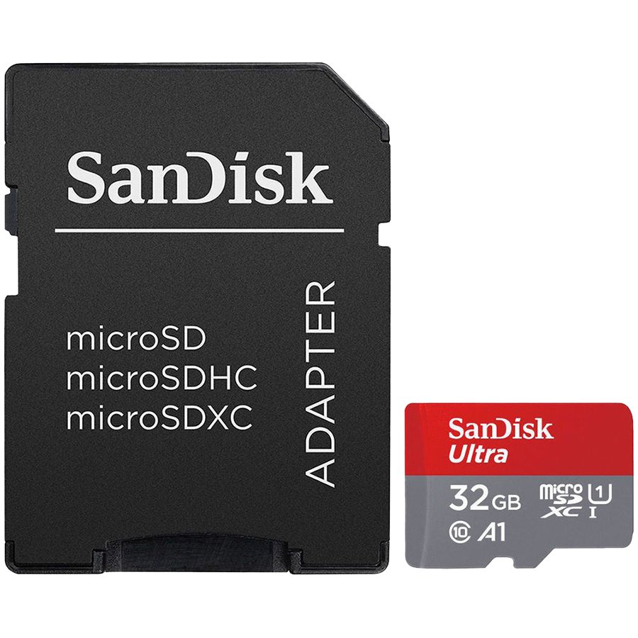 SANDISK Ultra microSDHC 32GB + SD Adapter 120MB/s A1 Class 10 UHS-I - Imaging Packaging