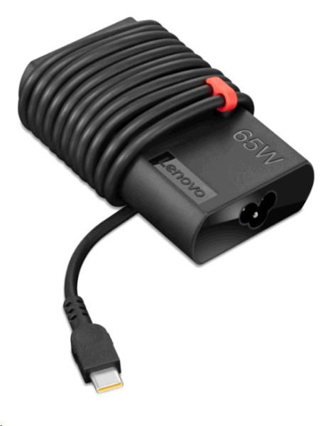 Lenovo - ThinkPad - 65W Slim - The ThinkPad 65W Slim AC Adapter – USB Type-C is the new adapter designed with slimmer size and cable management. It is your perfect replacement or spare power adapter for your ThinkPad notebooks. - USB Type-C - AC Adapter