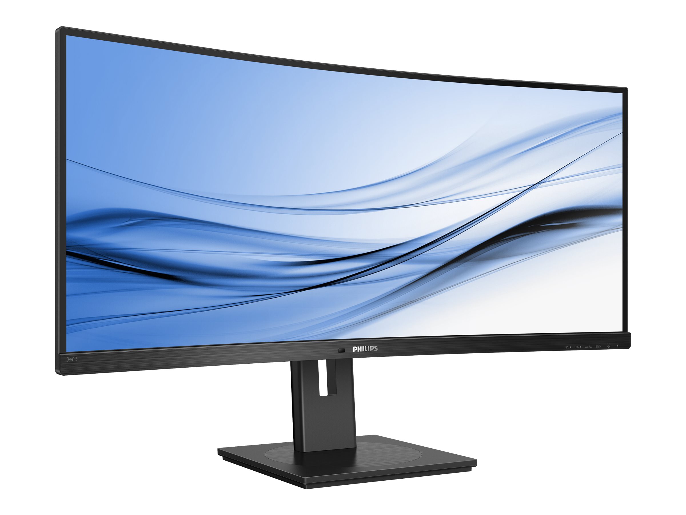Philips - B Line - 346B1C/00 - 34 " - VA - WQHD - 21:9 - 100 Hz - 5 ms - 3440 x 1440 - 300 cd/m² - HDMI ports quantity 1 - Black - Warranty 36 month(s)