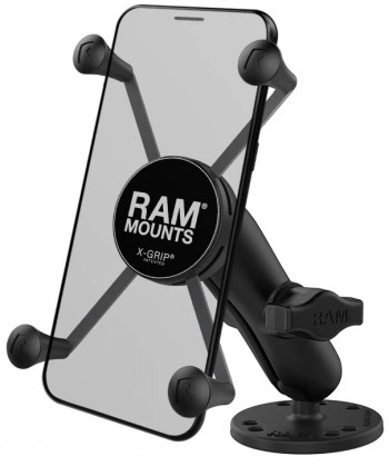 RAM MOUNTS X-GRIP LARGE PHONE MOUNT WITH DRILL-DOWN BASE