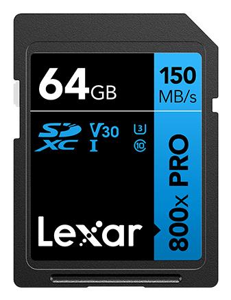 MEMORY SDXC 64GB UHS-I/LSD0800P064G-BNNNG LEXAR