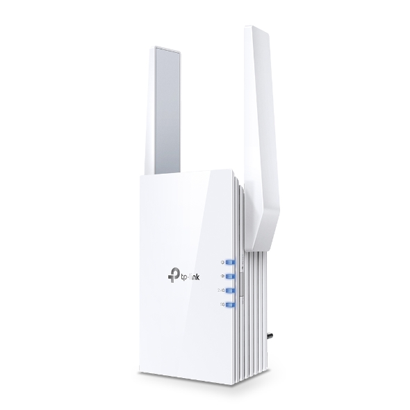 TP-LINK - Range Extender - RE605X - 802.11ax - Mesh Support No - 574+1201 Mbit/s - 10/100/1000 Mbit/s - Ethernet LAN (RJ-45) ports 1 - No mobile broadband - MU-MiMO No - Antenna type 2xExternal