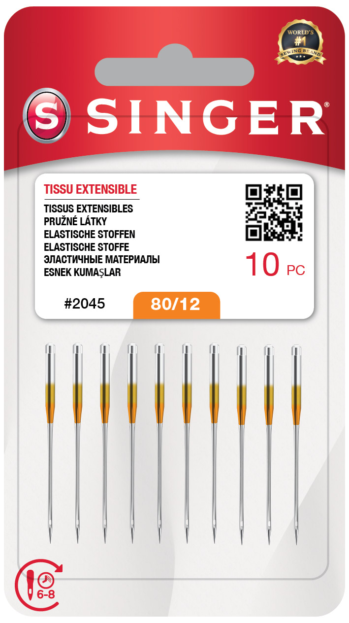 Singer - Needle, 2045 SZ12 BLST W/10