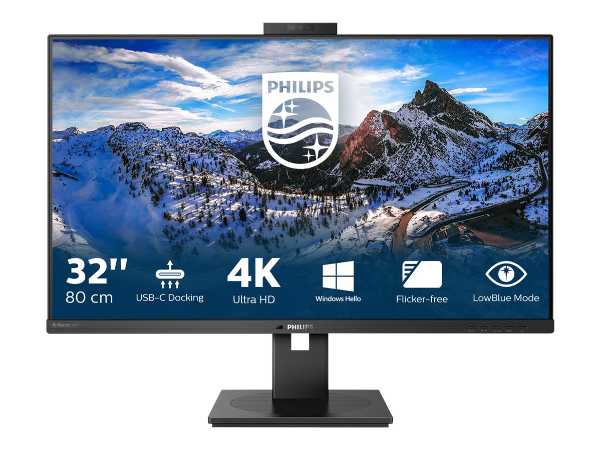 Philips - Monitor - 329P1H - 31.5 " - IPS - 4K UHD - 16:9 - 60 Hz - 4 ms - 3840 x 2160 - 350 cd/m² - HDMI ports quantity 2 - Black - Warranty 24 month(s)