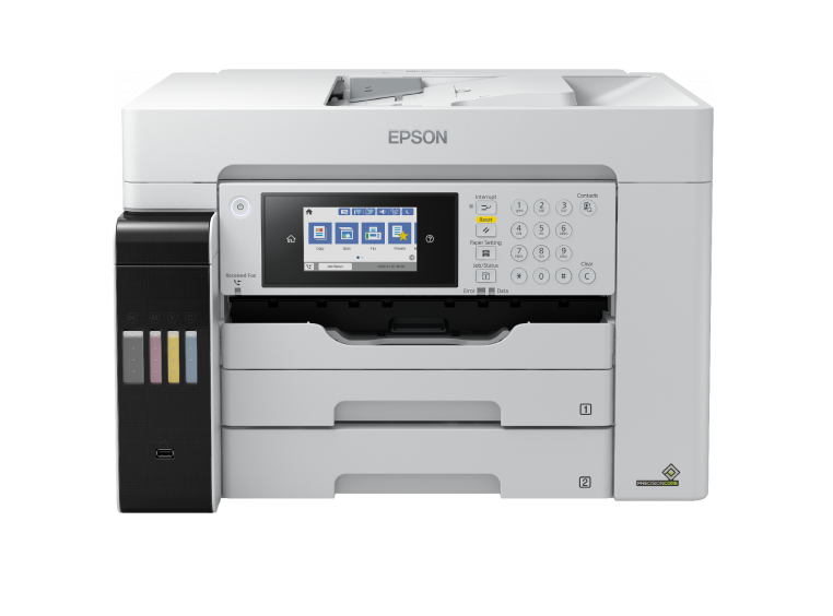 Epson - Multifunctional printer - EcoTank L15180 - Inkjet - Colour - 4-in-1 - Wi-Fi - Black and white