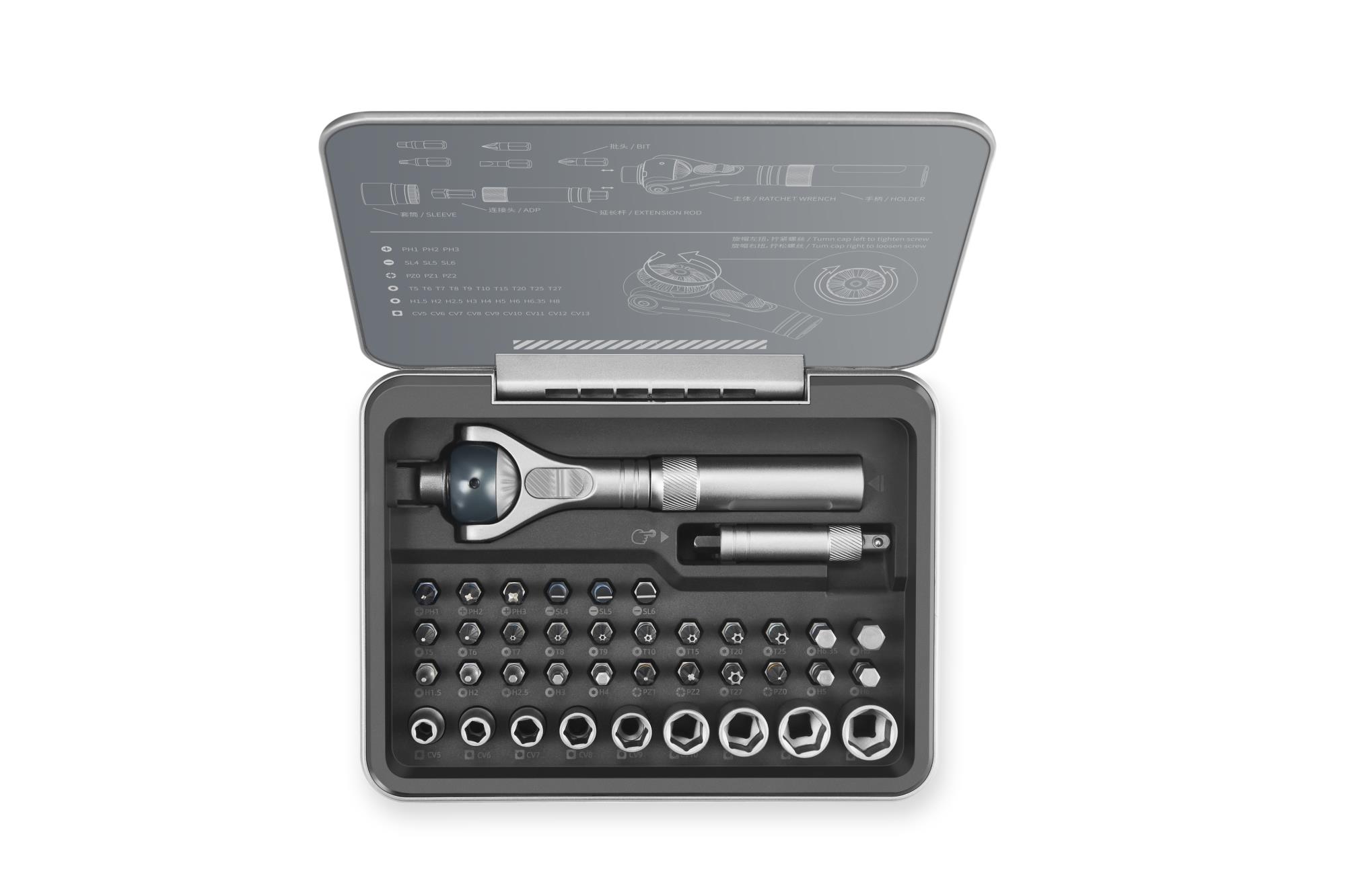 RATCHET SCREWDRIVER PIVOTING/MRSH02 MOVA