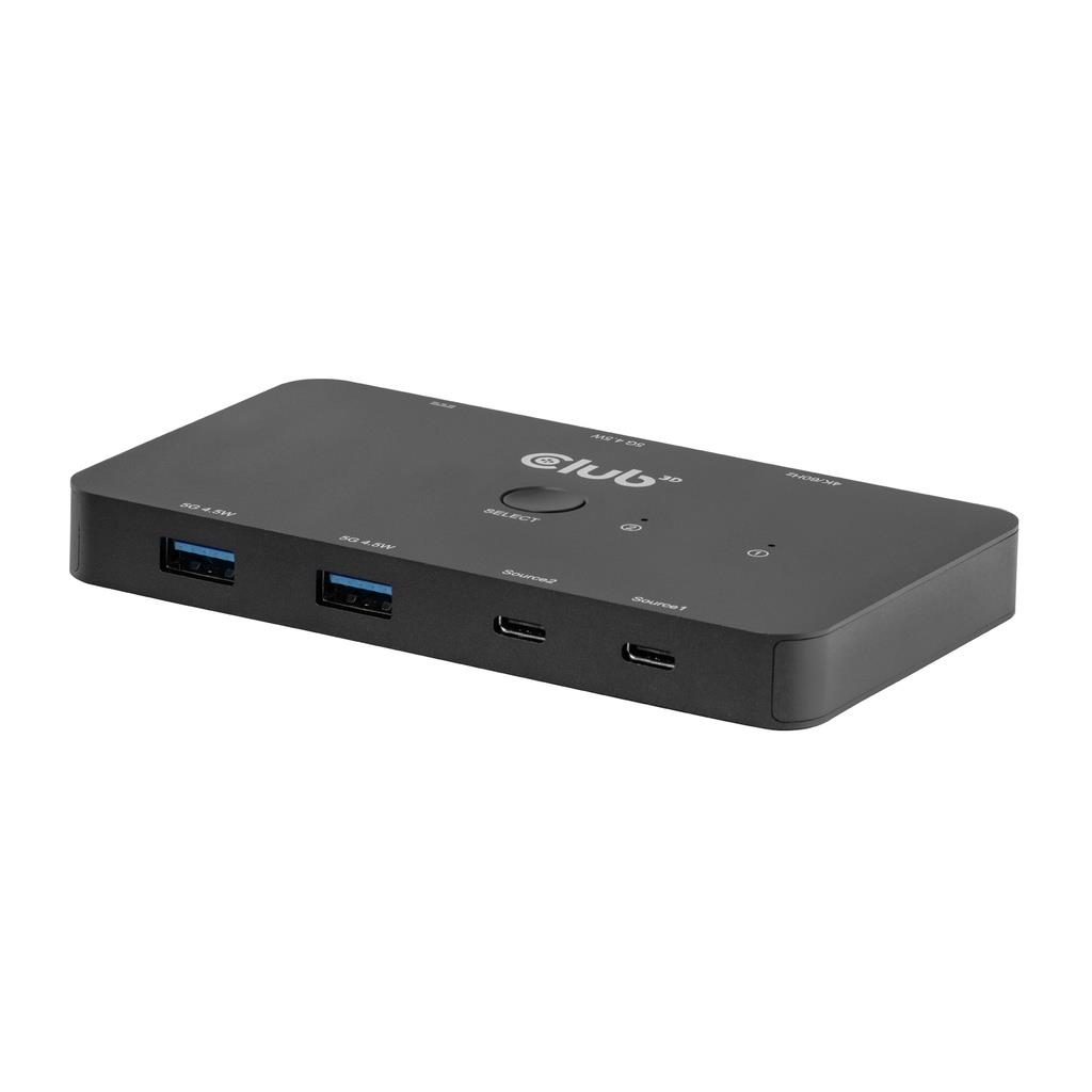 VIDEO SWITCH KVM USB-C TO HDMI/DUAL CSV-2512 CLUB3D