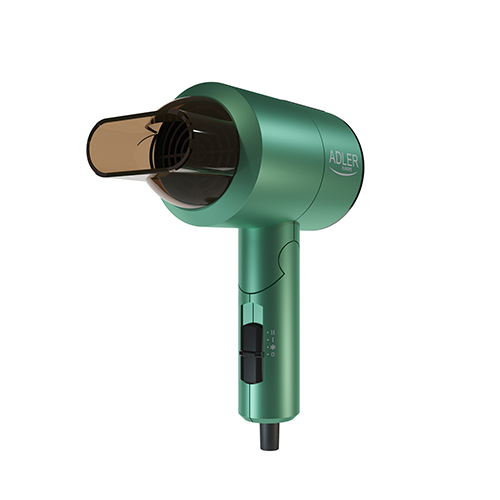 Adler - Hair Dryer - AD 2265 - 1100 W - Number of temperature settings 2 - Green